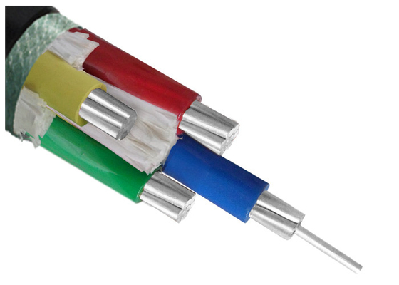 КИТАЙ 0.6/1kV силовой кабель алюминиевого PVC сердечника проводника 4 изолированный &amp; обшитый поставщик