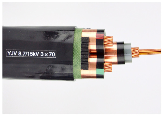 Китай Заказной 18KV / 30KV кабель с изоляцией из сшитого полиэтилена с медной сетки поставщик