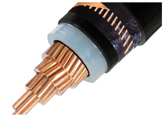КИТАЙ Среднее напряжение силовой кабель с изоляцией из сшитого полиэтилена , одноядерный / 3 ядра N2XSY кабель из сшитого пол поставщик