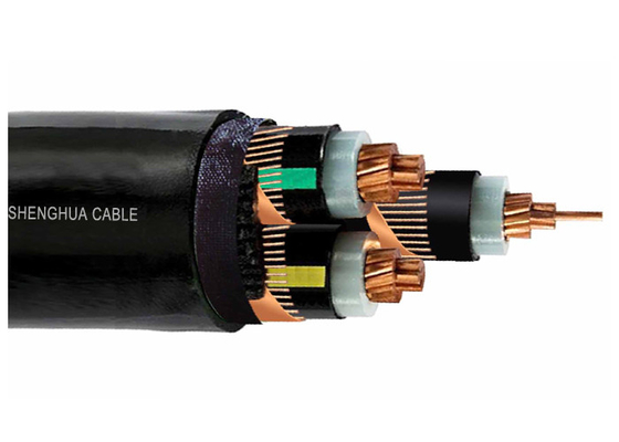 КИТАЙ HT YXC8V-R изолировал 3 цвет оболочки черноты длины барабанчика кабеля 500M сердечника XLPE наружный поставщик