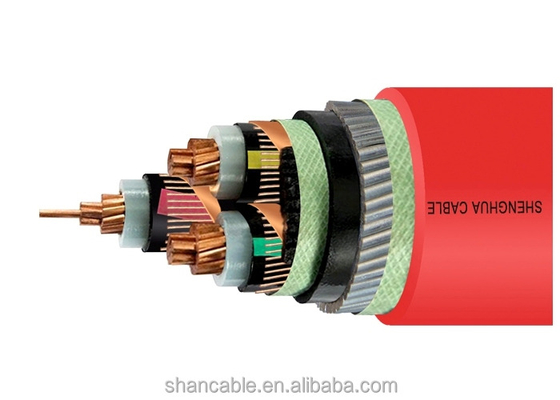 КИТАЙ IEC 61034-2 Огнестойкий кабель с изоляцией из сшитого полиэтилена Плотность дыма поставщик
