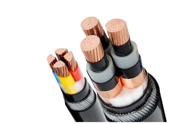 КИТАЙ Низкий/средний кабель ядров силового кабеля 1 до 5 стальной провода напряжения тока бронированный подземный поставщик