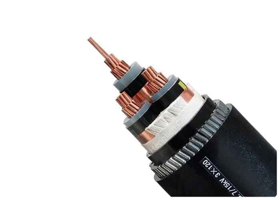 КИТАЙ Провод 3кс300мм2 бронированной изоляции электростанции трехфазной СЛПЭ электрического кабеля стальной поставщик