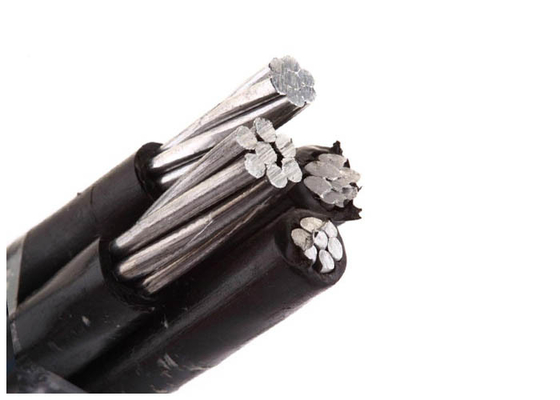 КИТАЙ Антенна квадруплексного алюминия или алюминиевого сплава связала кабель АБК изоляции ПЭ кабеля 600/1000В поставщик