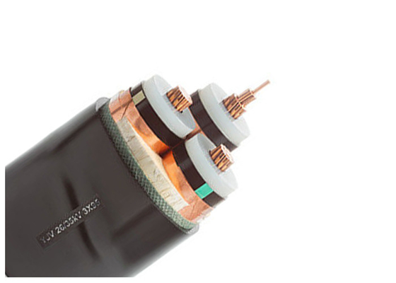 КИТАЙ Ядр 3 экранировало медь 26 Слпе 99,99% изоляции высоковольтного кабеля/35кв поставщик