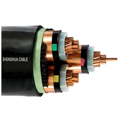 КИТАЙ Средний Pvc напряжения тока XLPE изолировал Pvc обшил гибкий кабель 3 ядров поставщик