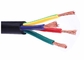 Обшитый ПВК провод электрического кабеля с гибким медным кабелем гибкого трубопровода ядра проводника 4 поставщик