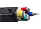 Изолированные кабели 4 ПВК сертификата 600/1000В КЭМА ТУВ вырезают сердцевина из кабеля ПВК электрического поставщик