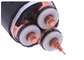 3 кабель оболочки 33кВ СЛПЭ ПВК напряжения тока ядра средний электрический поставщик
