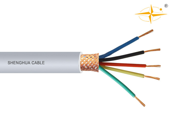 КИТАЙ 5 изолированных кабелей PVC проводника, защищать медного провода гибкого кабеля PVC заплетенный поставщик