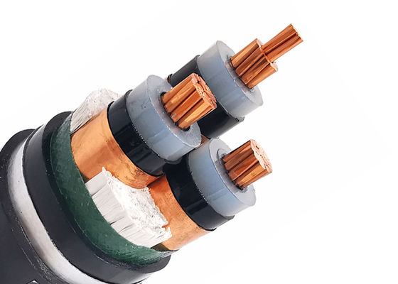 КИТАЙ SWA 4x35mm2 Oxygen-Free Copper PVC Insulated Steel Wire Armoured Power Cable for Direct Burial 0.6/1kV поставщик