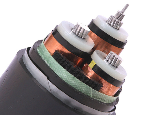 КИТАЙ 3 кабель алюминиевого проводника изоляции 26/35KV 3x300 SQMM ядров XLPE бронированный электрический поставщик