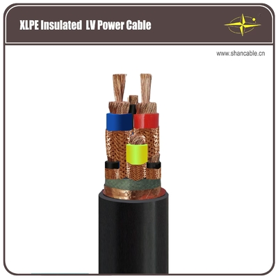 0.6kv Пятиядерный изоляционный кабель XLPE для промышленных применений поставщик