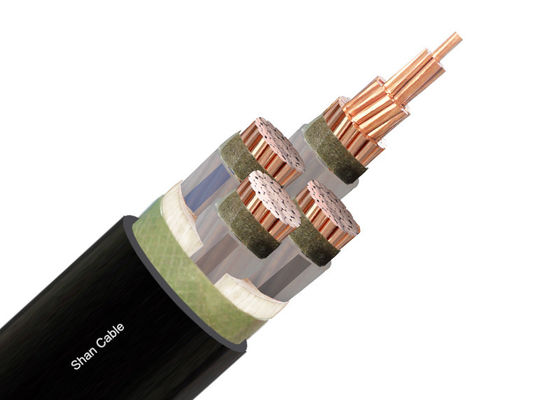 NYY 4x25mm2 Oxygen-Free Copper PVC Insulated Power Cable for Underground Use 0.6/1kV поставщик