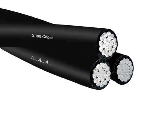 Кабель Shanghai Shenghua Cable 3 Core Aerial Bundled Triplex для воздушных линий электропередач поставщик