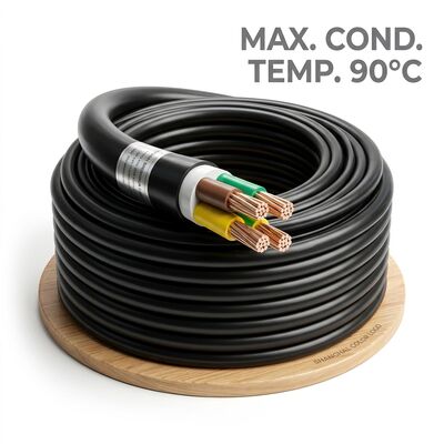 High Temperature XLPE Insulated PVC Sheathed Cable 0.6/1kV 4x16mm2 Power Station поставщик