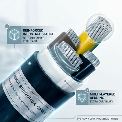 Oil Resistant Chemical Resistant PVC Insulated Cable 450/750V 3 Core Industrial Use поставщик