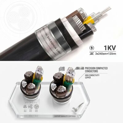 Factory Direct PVC Insulated Power Cable 0.6/1kV 4x70mm2 Copper Export Grade поставщик