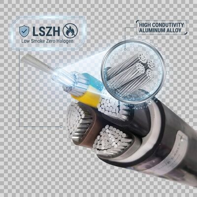 VGV 3x4mm2 UV Resistant PVC Insulated Cable Outdoor Overhead 0.6/1kV IEC60502 Copper поставщик