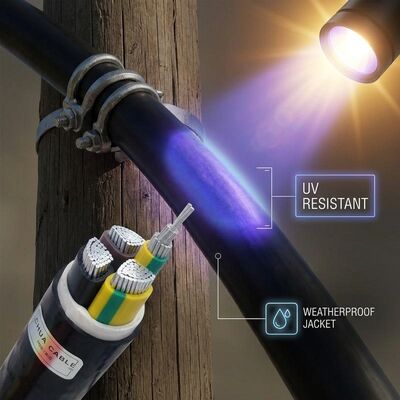 NYM 3x2.5mm2 UV Resistant PVC Insulated Cable Outdoor Lighting 450/750V IEC60228 поставщик