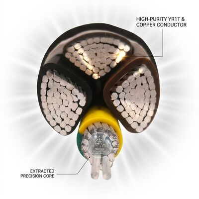 LSZH 7x1.5mm2 PVC Insulated Control Cable Halogen Free Subway 450/750V IEC60228 поставщик